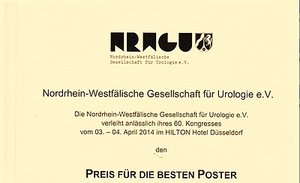 Urkunde Posterpreis