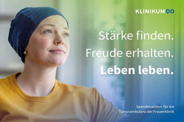 Spendenseite der gynäkoonkologischen Tumorambulanz der Frauenklinik am Klinikum Dortmund