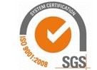 Bild zeigt Logo vom System Certification SGS ISO 9001:2008