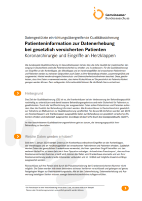 Koronarchirurgie und Eingriffe an Herzklappen