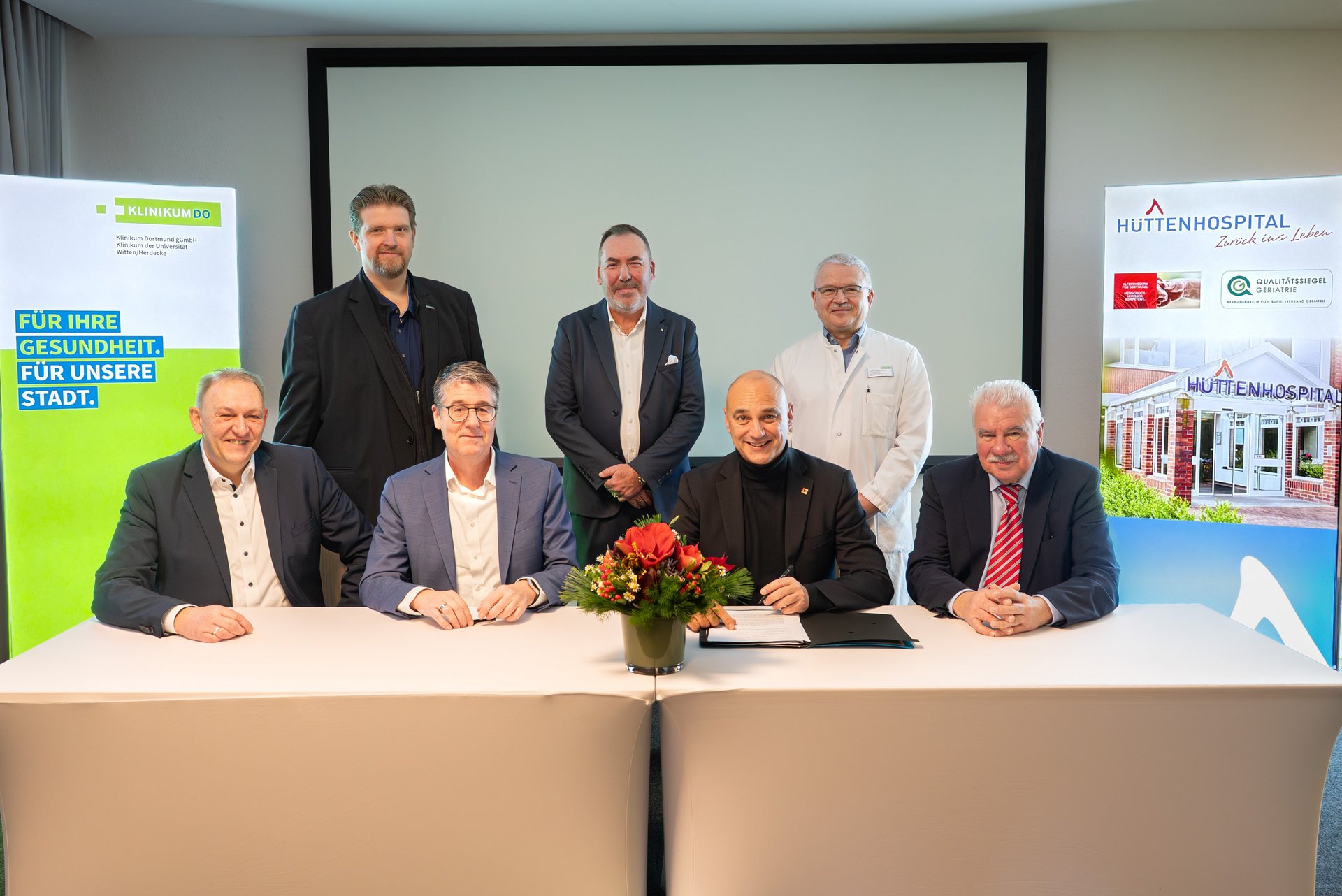 Vertragsunterzeichnung am Klinikum Dortmund