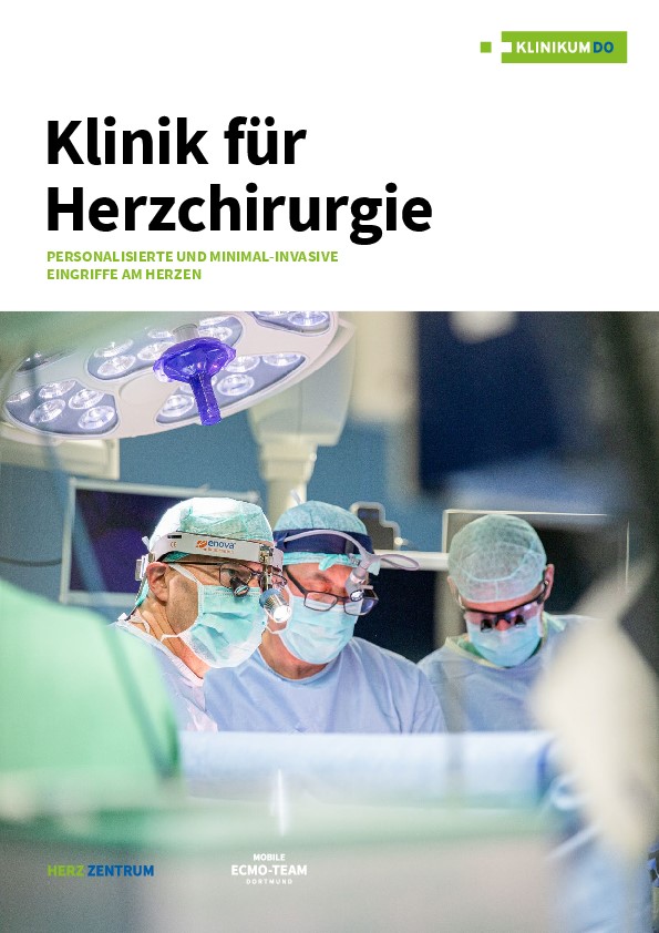 Info-Broschüre: Klinik für Herzchirurgie am Klinikum Dortmund