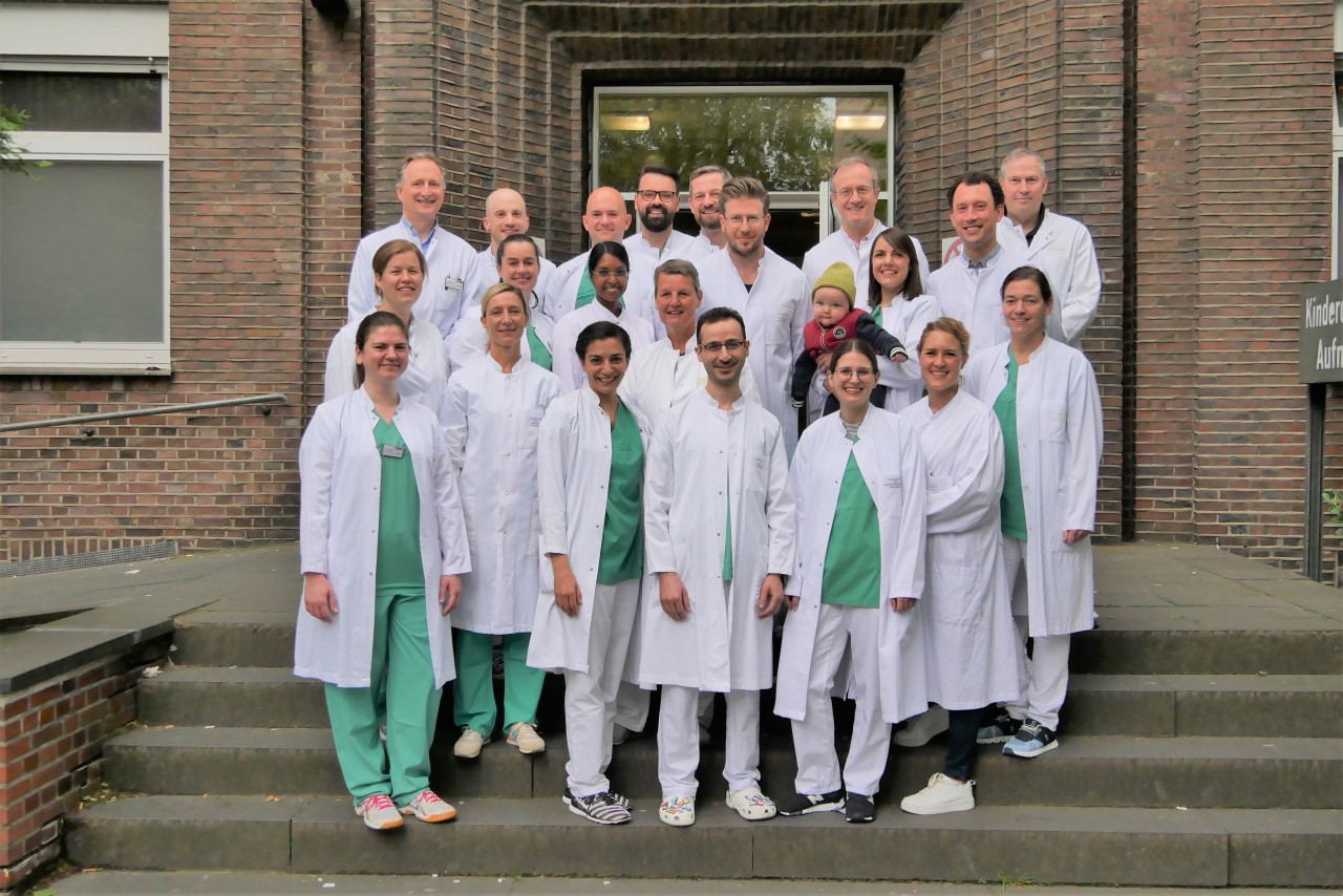 Team der Klinik für Kinderchirurgie und Kinderurologie