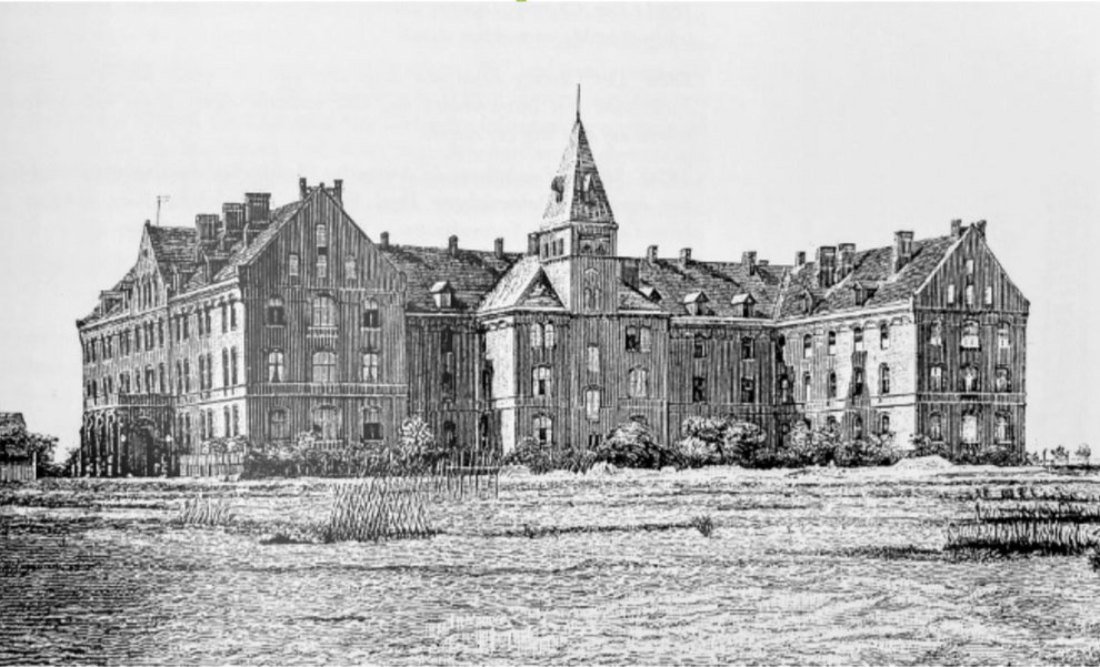 Eröffnung des Luisenhospitals März 1876