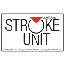 Die zertifizierte Stroke Unit (Schlaganfall-Station) ist eine speziell ausgestattete Abteilung zur Akutversorgung von Schlaganfallpatienten. Das Konzept der Stroke Unit beinhaltet ein multiprofessionelles Team aus speziell geschulten Ärzten, Pflegepersonal und Therapeuten rund um die Uhr zur bestmöglichen Versorgung der Patienten.