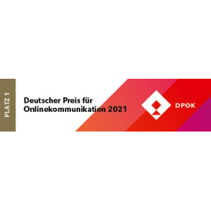 Deutscher Preis für Onlinekommunikation 2021