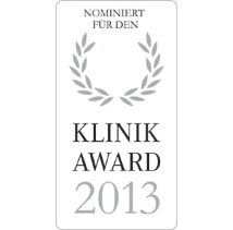 Nominiert in der Kategorie „Beste Klinik-Homepage“ (2013)