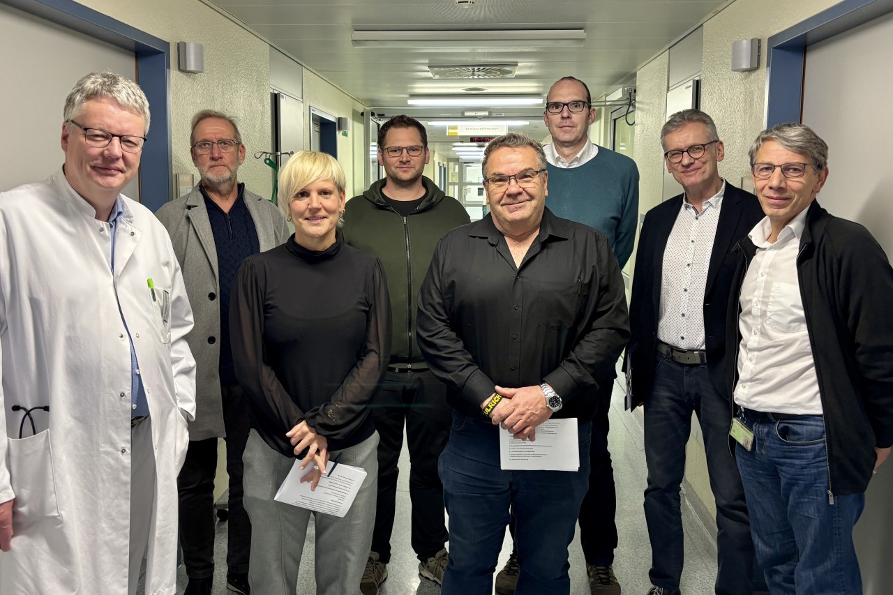 Die Delegation der Deutschen Gesellschaft für Internationale Zusammenarbeit (GIZ) hat am Donnerstag (11.12.) das Klinikum Dortmund besucht.