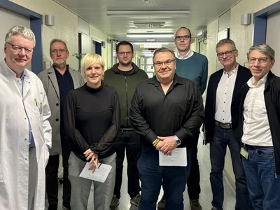 Die Delegation der Deutschen Gesellschaft für Internationale Zusammenarbeit (GIZ) hat am Donnerstag (11.12.) das Klinikum Dortmund besucht.
