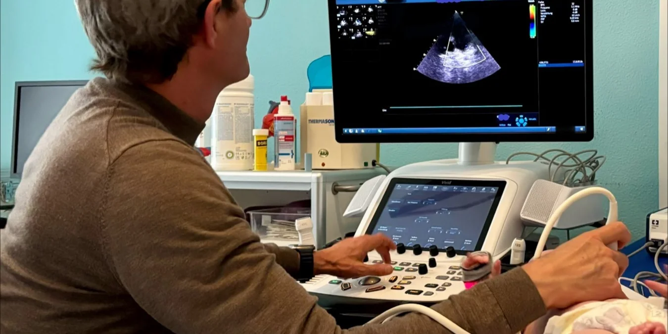 Dr. Alfred Windfuhr, Leiter der Kinderkardiologischen Ambulanz