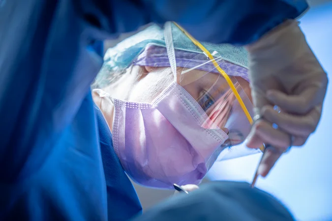 OP in der Hautklinik