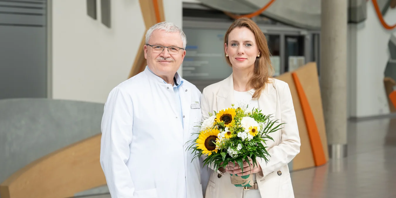 Prof. Dr. Dr. Stefan Haßfeld und Prof. Dr. Laura Susok 