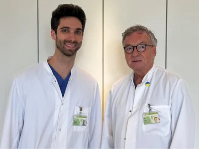 Dr. med. Jakob Michaelis (l) und Prof. Dr. med. Michael C. Truß (r) 