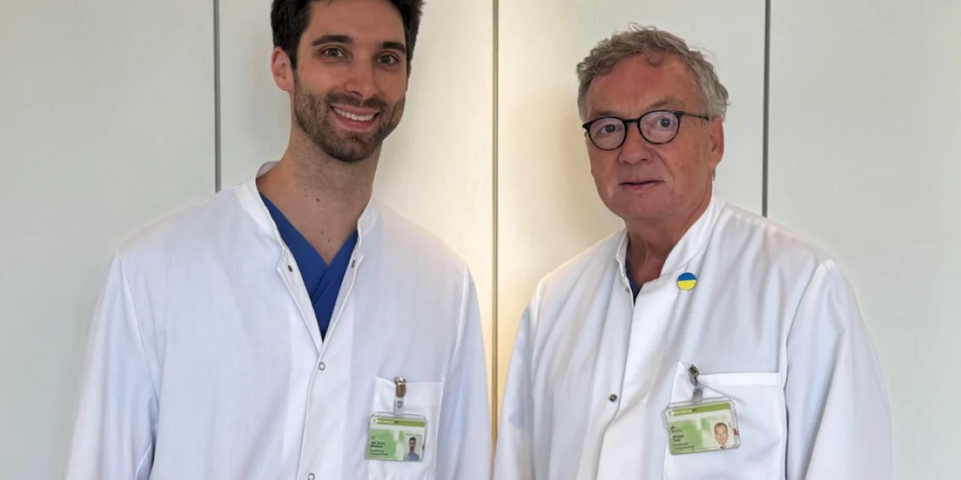 Dr. med. Jakob Michaelis (l) und Prof. Dr. med. Michael C. Truß (r) 