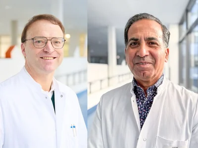Prof. Dr. Alexander Albert und Dr. Ahmed Abugameh