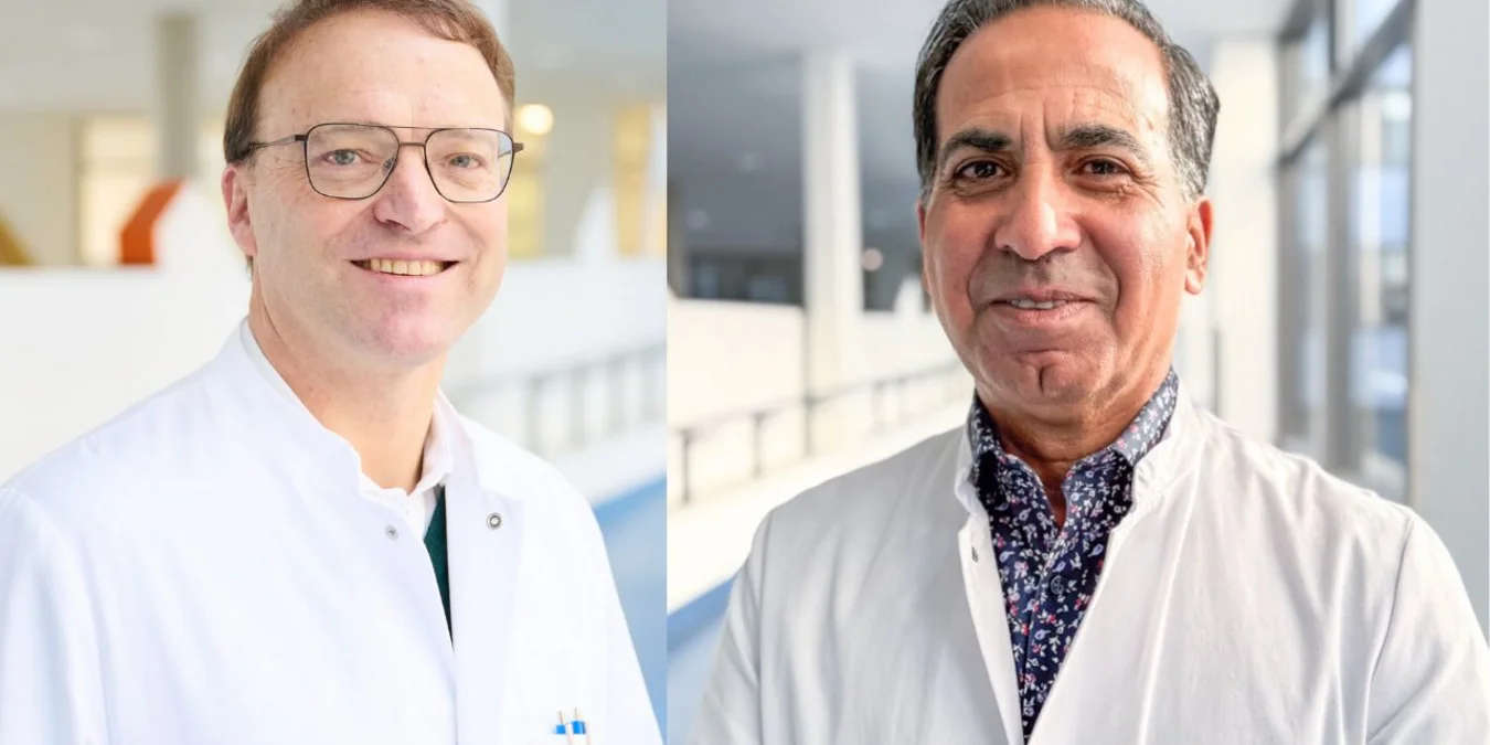 Prof. Dr. Alexander Albert und Dr. Ahmed Abugameh