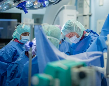 Operation in der Gefäßchirurgie Klinikum Dortmund