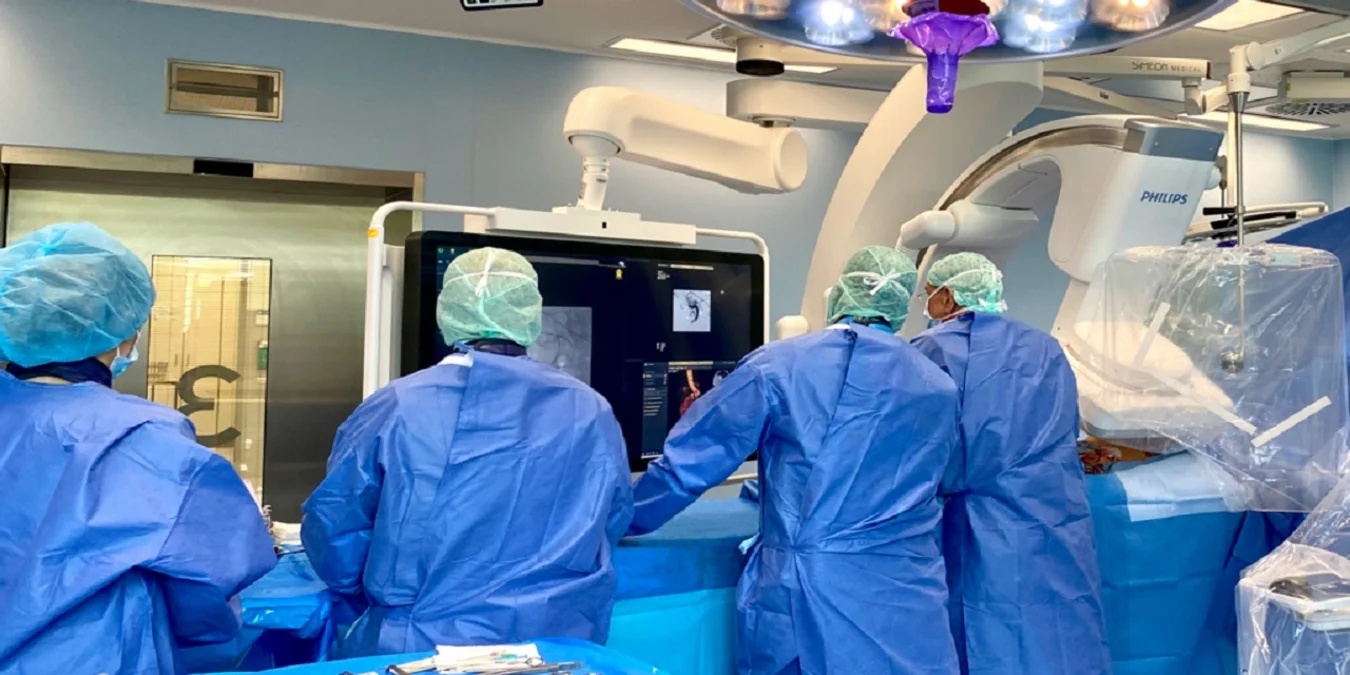 Operation in der Gefäßchirurgie 