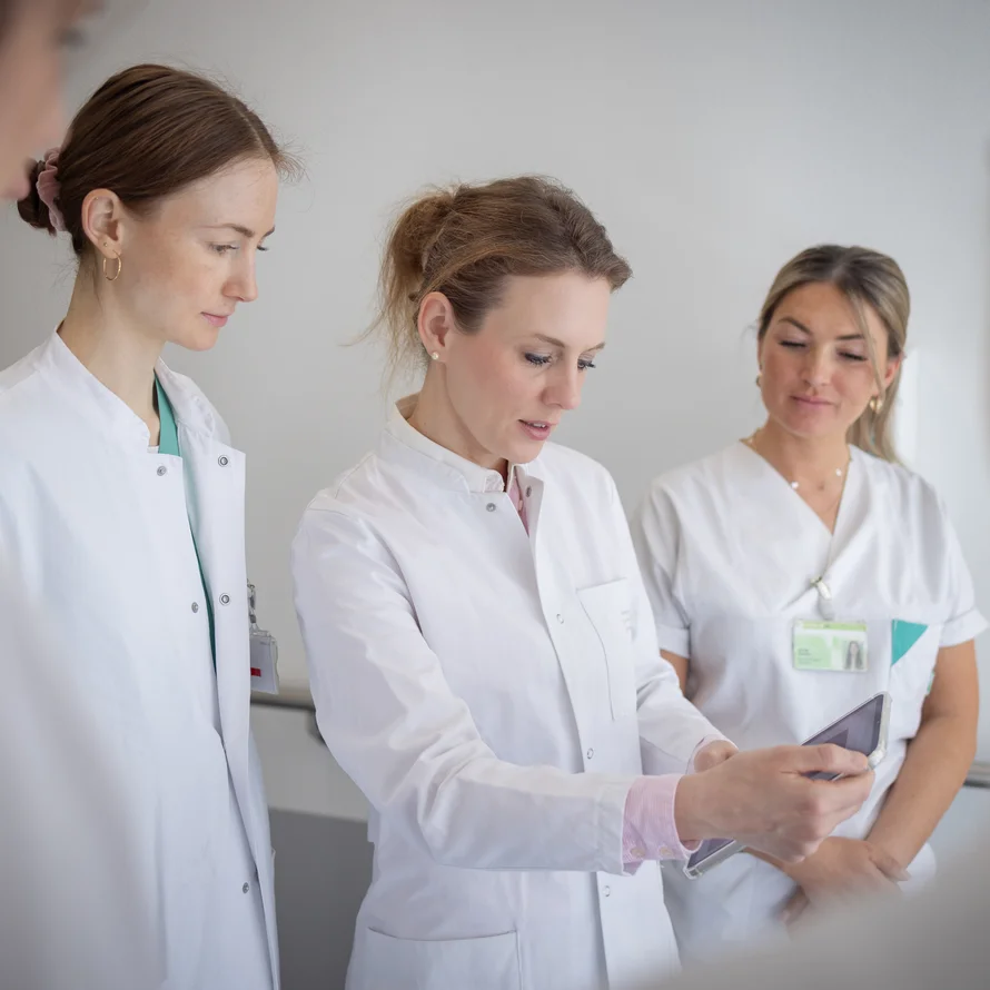 Team-Besprechung in der Hautklinik